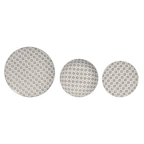 Spisestel Home ESPRIT Beige Porcel�n Moderne 18 Dele