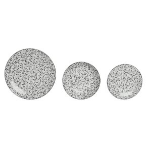 Spisestel Home ESPRIT Lysegr� Porcel�n 18 Dele