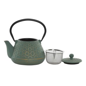 Tekande Home ESPRIT Gr�n Rustfrit st�l Jern 600 ml