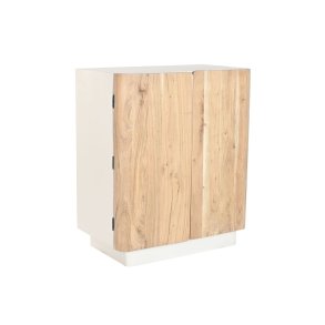 Flaskereol Home ESPRIT Hvid Natur 85 x 50 x 100 cm