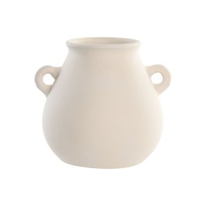 Vase Home ESPRIT Beige Terrakotta Traditionel stil 29 x 25 x 25 cm