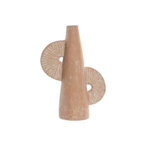 Vase Home ESPRIT Lys brun Terrakotta Natur 24 x 12 x 36 cm