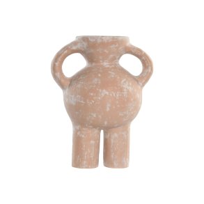 Vase Home ESPRIT Lys brun Terrakotta Traditionel stil 24 x 17 x 31 cm