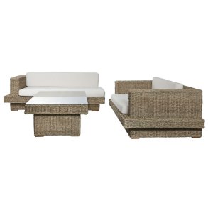 Havesofa Home ESPRIT Natur 192 x 105 x 63 cm