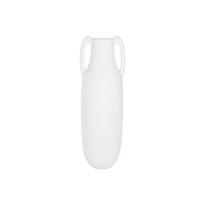 Vase Home ESPRIT Hvid Fiber 39 x 39 x 120 cm