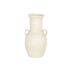 Vase Home ESPRIT Hvid Magnesium 35 x 33 x 65 cm