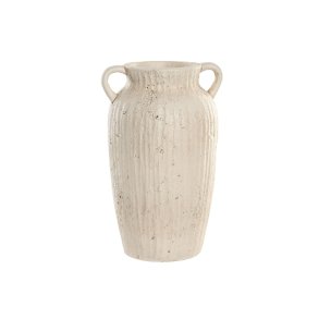 Vase Home ESPRIT Hvid Magnesium 23,5 x 21,5 x 37,5 cm