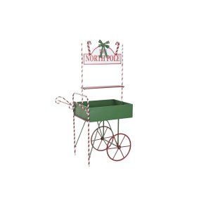 Julepynt Home ESPRIT R�d Gr�n Jul 93,5 x 53,5 x 166,5 cm