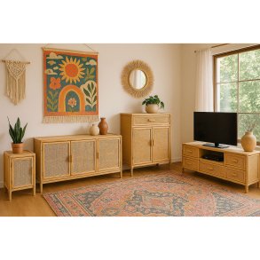 Sofabord Home ESPRIT Lys brun