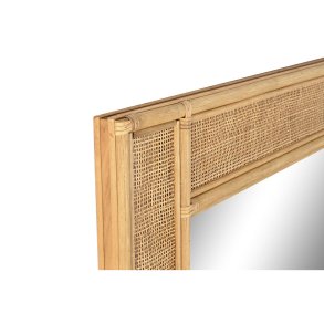 Vgspejl Home ESPRIT Lys brun Natur Tropisk