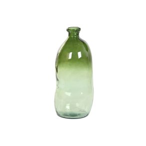Vase Home ESPRIT Grn Genbrugsglas 34 x 34 x 73 cm