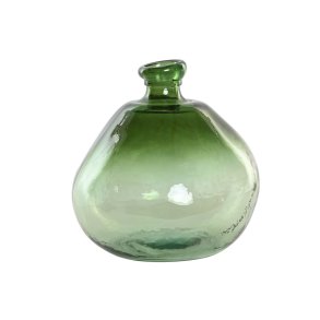 Vase Home ESPRIT Grn Genbrugsglas 31 x 31 x 32 cm