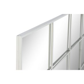 Vgspejl Home ESPRIT Hvid Vindue Scandi 122 x 2 x 122 cm
