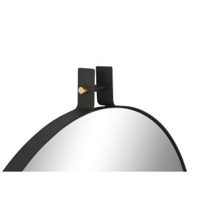 Vgspejl Home ESPRIT Sort Gylden Moderne