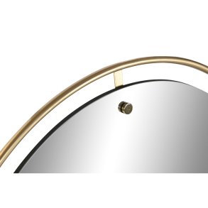 Vgspejl Home ESPRIT Gylden 90 x 2 x 90 cm