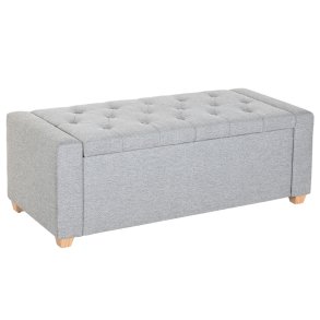 Stol Home ESPRIT Lysegr Polyester Tr 120 X 50 X 42 CM