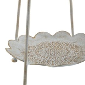 Snack bakke Home ESPRIT Hvid Gylden Araber