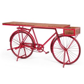 Konsol Home ESPRIT Brun Sort 195 x 40 x 91 cm