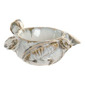 Borddekoration Home ESPRIT Bl Hvid Shabby Chic 28 x 25 x 13 cm