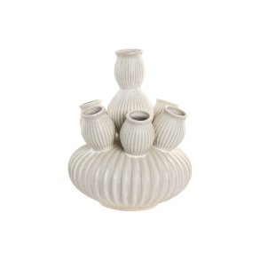 Vase Home ESPRIT Fldefarvet Keramik Middelhavet 28 x 28 x 35 cm