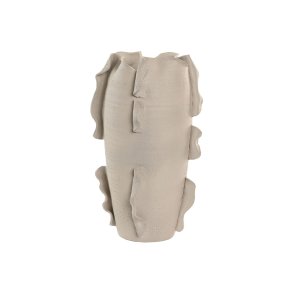 Vase Home ESPRIT Hvid Keramik Traditionel stil Moderne 27 x 27 x 47 cm