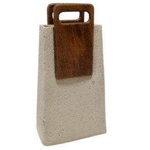 Vase Home ESPRIT Brun Beige Mangotr Papmach