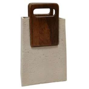 Vase Home ESPRIT Brun Beige Mangotr Papmach