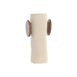 Vase Home ESPRIT Brun Beige Mangotr Papmach