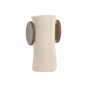 Vase Home ESPRIT Brun Beige Mangotr Papmach