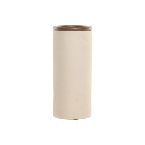 Vase Home ESPRIT Brun Beige Terrakotta Mangotr 16 x 16 x 40 cm