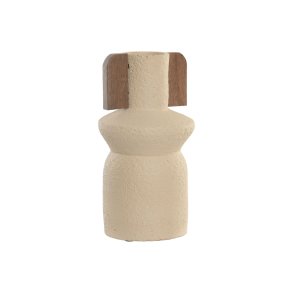 Vase Home ESPRIT Brun Beige Terrakotta Mangotr 15 x 15 x 31 cm