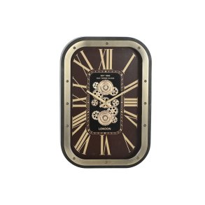 Vgur Home ESPRIT Gylden Rdbrun Krystal Jern Glam 43 X 8,5 X 63 CM