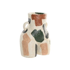 Vase Home ESPRIT Multifarvet Harpiks Moderne 26,5 X 18 X 32,5 CM