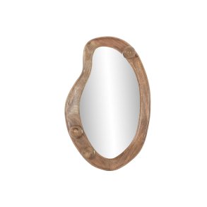 V�gspejl Home ESPRIT Brun Natur Bolde Urban 73,5 X 11 X 48 CM