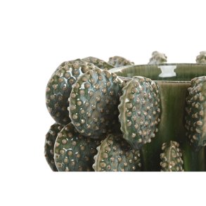 Vase Home ESPRIT Grn Keramik Tropisk