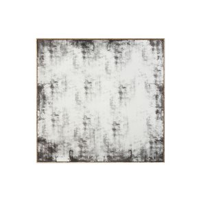 Vgspejl Home ESPRIT Sort Gylden Vintage 80 x 4 x 80 cm