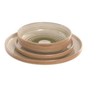 Spisestel Home ESPRIT Gr�n Stent�j 18 Dele