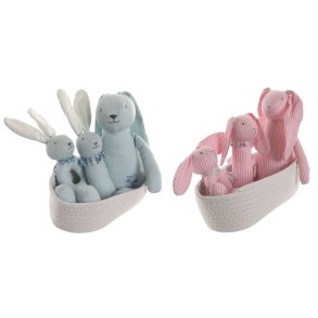 Bamse Home ESPRIT Bl Pink Polyester Brns (2 enheder)