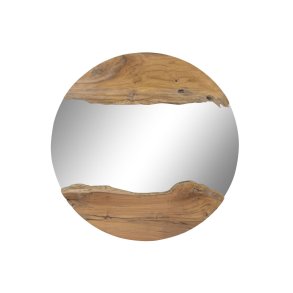 Vgspejl Home ESPRIT Brun Bali 100 x 5 x 100 cm