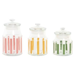 St med 3 Dser Home ESPRIT Multifarvet Striber Moderne 1 L 1,2 L 3 Dele