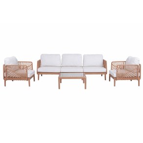Havesofa Home ESPRIT Terrakotta 222 X 74 X 70 CM