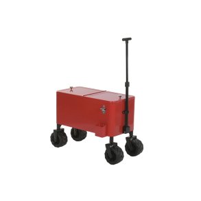 Transportabelt K�leskab Home ESPRIT Sort R�d Metal polypropylen 88 X 39 X 120 CM