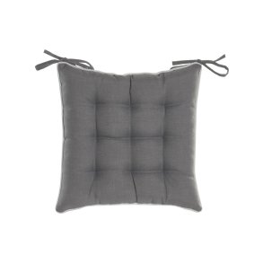 Pude Home ESPRIT Hvid Lysegr� Have 40 x 40 x 5 cm