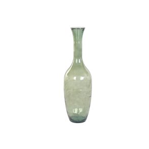 Vase Home ESPRIT Gr�n Genbrugsglas Traditionel stil Tropisk 30 x 30 x 100 cm