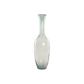 Vase Home ESPRIT Gennemsigtig Genbrugsglas Traditionel stil Urban 30 x 30 x 100 cm