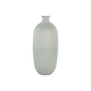 Vase Home ESPRIT Himmelbl� Genbrugsglas Middelhavet 19 x 19 x 45 cm