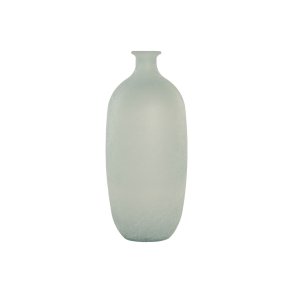 Vase Home ESPRIT Himmelbl� Genbrugsglas Middelhavet 16 x 16 x 38 cm