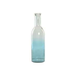 Vase Home ESPRIT To-farvet Genbrugsglas Middelhavet 14 x 14 x 50 cm