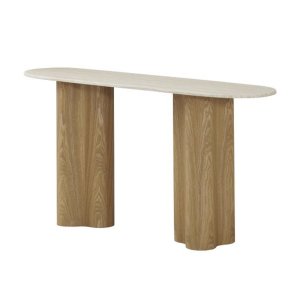 Sofabord Home ESPRIT Lys brun 150 x 40 x 78 cm
