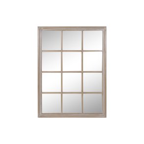 V�gspejl Home ESPRIT Natur Vindue 90 x 3,5 x 120 cm